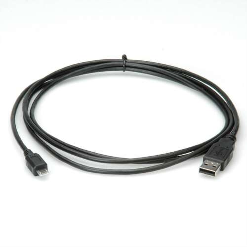 Roline 11.02.8752-10 USB A - micro B Kabel 1,8m, Stecker