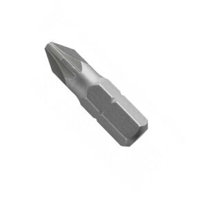 Set of 5 Hogert Screwdriver Bits, Hexagonal, PZ2, 25 mm, S2 Steel 121731543 - Hogert