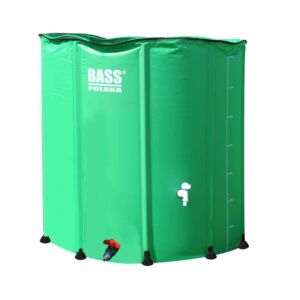 Bass Polska 750L collapsible rainwater tank isolated - Landscaping