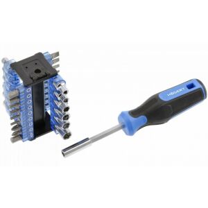Hogert HT1S100 Screwdriver Set with Interchangeable Bits, 34 Pieces 121733761 - Hogert