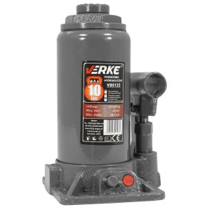 Verke V80122 10-Ton Hydraulic Bottle Jack for Car Lifting - Lift