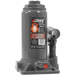 Verke V80121 8-Ton Hydraulic Bottle Jack for Car Lifting - Lift