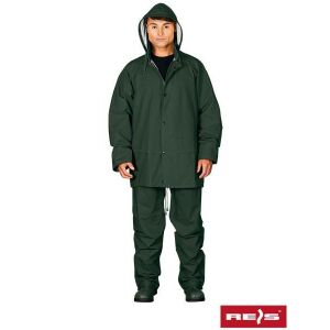 Waterproof Protective Suit KPLPU Green 5XL 121734352 - RAW-POL
