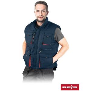 Vesta izolata cu multe buzunare Kormoran XXXL Bleumarin 121734380 - Vesta de lucrător