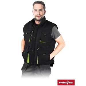 Vesta izolata cu multe buzunare Kormoran Negru XXXL 121734389 - Vesta de lucrător