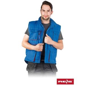 Vesta izolata cu multe buzunare Kormoran Albastru XXL 121734394 - Vesta de lucrător