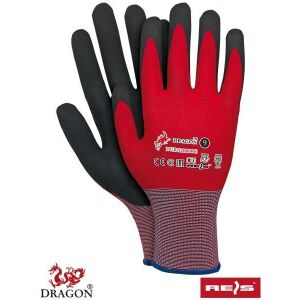 DURA2000C-DRAGON 7 Red Immersed Protective Gloves 121734969 - Work gloves