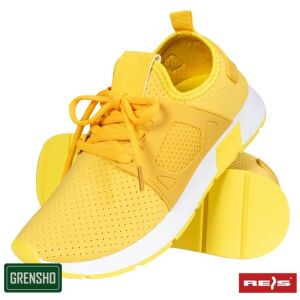 Women's Sport Shoes, Raw-Pol, Breathable Material, Lightweight, Yellow 39 121735767 - RAW-POL
