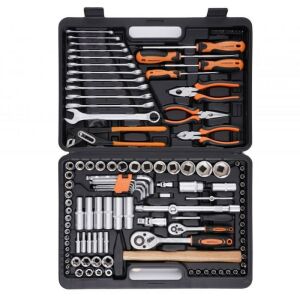 Kraft&Dele KD309 122-Piece Tool Set Open - Tool Set