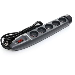 Kraft&Dele KD4004 3m power strip with surge protection and switch - Lamp & Lighting