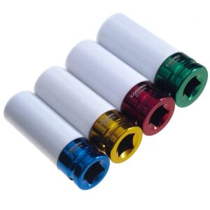 Tagred TA1254 1/2" Impact Socket Set, 4 pcs, 17 - 22 mm, with Teflon 121740938 - Socket Wrench