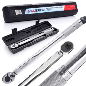 Tagred TA4108 torque wrench 3/8 inch, 19-110 Nm with case - Torque wrench
