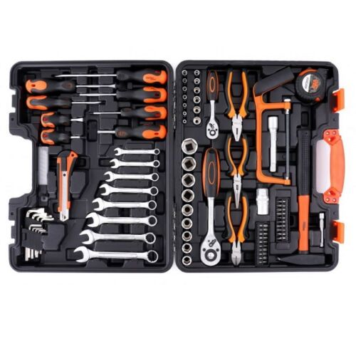 Kraft&Dele KD10466 89-piece tool set, open case showing all tools