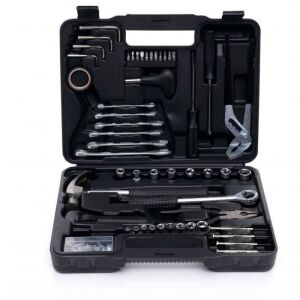 Open Kraft&Dele 141-piece tool set showing various tools - Tool Set