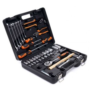 Комплект инструменти Kraft&Dele KD10468, 60 части, отворен, изглед под ъгъл - Набор от инструменти