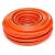 Coiled Kraft&Dele 1/2 inch garden hose, 30 meter, orange