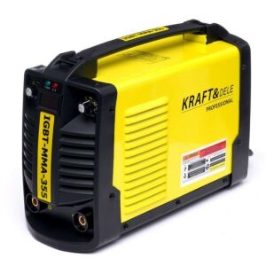 Aparat de sudura invertor MMA Kraft&Dele 355A, galben și negru - Aparate de sudura
