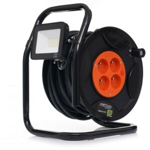 Kraft&Dele KD4037 30m extension cord reel with LED work light - Extension Cord