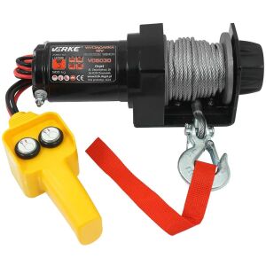 Електрическа лебедка, Verke, 12V, 12m, V06030 121747573 - Лебедка