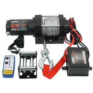 Електрическа лебедка Verke V06033 12V 1590kg с безжично дистанционно управление - Лебедка