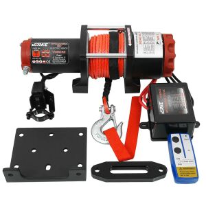Електрическа лебедка Verke V06042 12V 2040kg за ATV, UTV и ремаркета - Лебедка