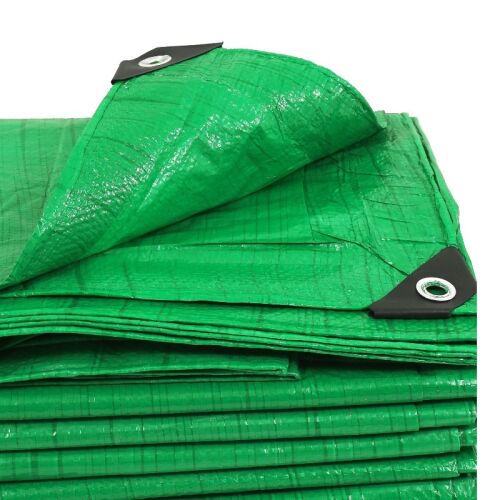 Verke V50003 green waterproof tarp, 4x5m, 60 g/m2