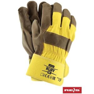 Wear-Resistant Leather Protective Gloves RLMY YCK 10 121747945 - Work gloves