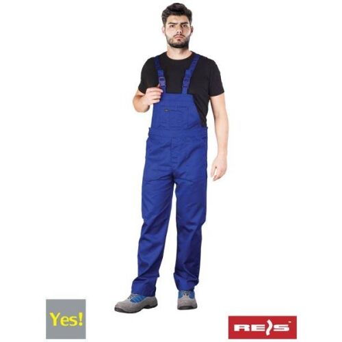 Protective Coverall, Tercot Fabric, Raw-pol, Tear-Resistant, Blue, Size 46 121747954