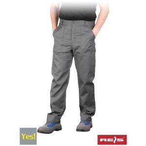 Панталон със защитна талия, класическа кройка ДА за работа 62 Сив 121748016 - Безопасност и здраве при работа