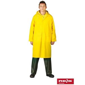 Waterproof Hooded Protective Raincoat PPD XXXL Yellow 121748022 - Raincoat