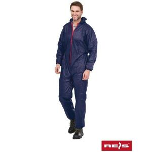 Disposable Coverall 100% Polypropylene Kom XXXL Navy Blue 121748052 - Worker overalls