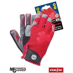 Rvolcano 7 Leather and Spandex Protective Gloves 121748306 - Work gloves