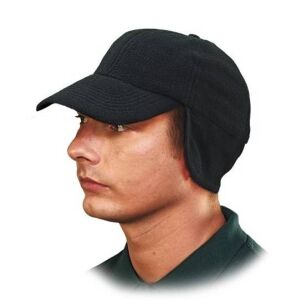 REIS Czopolarb black fleece winter cap with ear flaps - Men's Hat