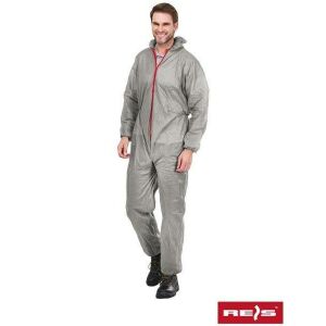 Combinezon de unica folosinta 100% polipropilena Kom Gri XXL 121748544 - Salopete de lucru