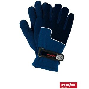 Winter Fleece Protective Gloves Size 10 Navy Blue 121748585 - Work gloves
