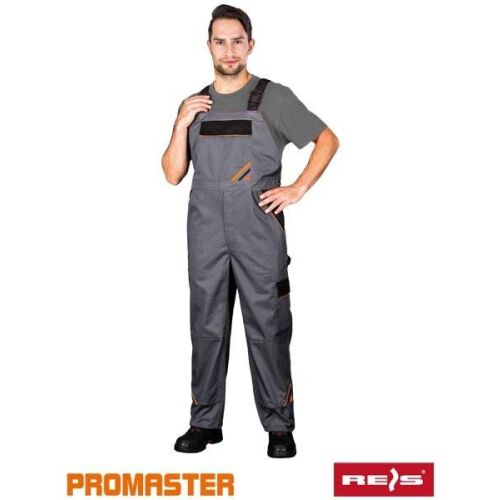 PRO-B Protective Coverall with Adjustable Straps Size 48 Grey 121748599