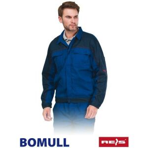 Jacheta de protectie din bumbac 100% pentru uz general L Albastru Regal 121748821 - Palton de lucru
