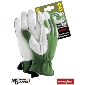 High-Quality Insulated Leather Gloves RMC-WINTREE 8 Green 121748912 - Work gloves
