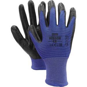 Nitrile-Coated Polyester Work Gloves Size 9 Blue 121749080 - Work gloves