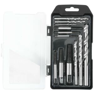 Verke V86480 screw extractor set, HSS steel drill bits - Bearing Puller