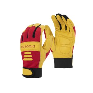 Procera X-OPERATOR Leather Work Gloves with Velcro Cuff 121750026 - Work gloves