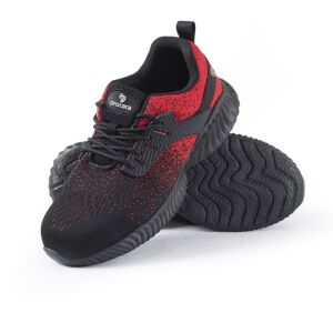 Texo Fly S1 Safety Shoes, Lightweight and Breathable, with Metal Toe Cap 38 Red 121750053 - Procera