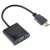 Adapter Gembird A-HDMI-VGA-04 A-HDMI-VGA-04 czarny HDMI - VGA 45517787