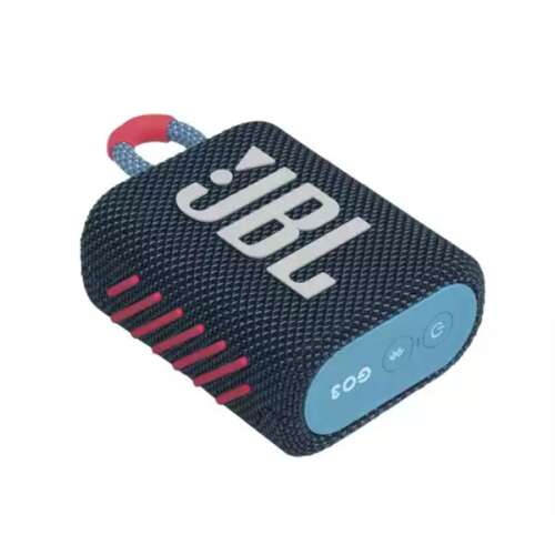 JBL GO 3 Hordozható Bluetooth Hangszóró, Kék-Rózsaszín