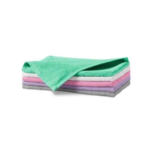 Malfini Terry Hand Towel 907, unisex, 30 x 50 cm, white, green, pink, purple, grey, soft, absorbent, cotton, hand towel, terry towel