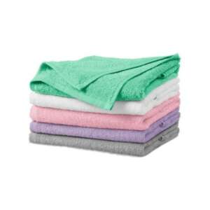 Malfini Terry Towel 908, unisex, 50 x 100 cm, pink, grey, white, green, terry towel - Towel