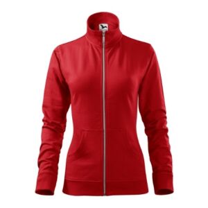 Red Malfini Viva 409 Women's Sweatshirt with Zipper - Women's Sweater