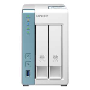 QNAP TS-231P3 NAS-Tower Ethernet/LAN-Anschluss Türkisblau, Weiß Alpine AL-214 45144665 Netzwerk-Datenspeicher