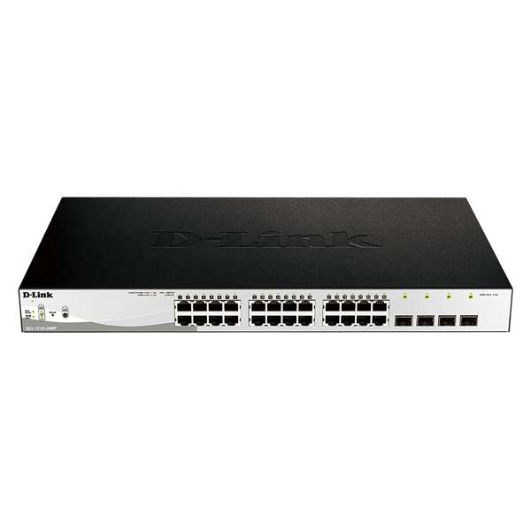 D-Link DGS-1210-28MP/E Switch 24x1000Mbps (24xPOE) + 4xGigabit ko...