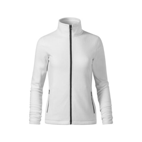 Malfini Shift White Women's Micro Fleece Jacket - Front View